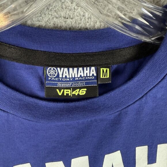 Yamaha Factory Racing Shirt Men’s Medium VR46 46 MotoGP Valentino Rossi Tee - Picture 9 of 10